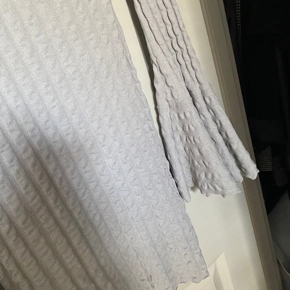 Keepsake grey fitted Longsleeve high neck dress - Picture 3 of 6